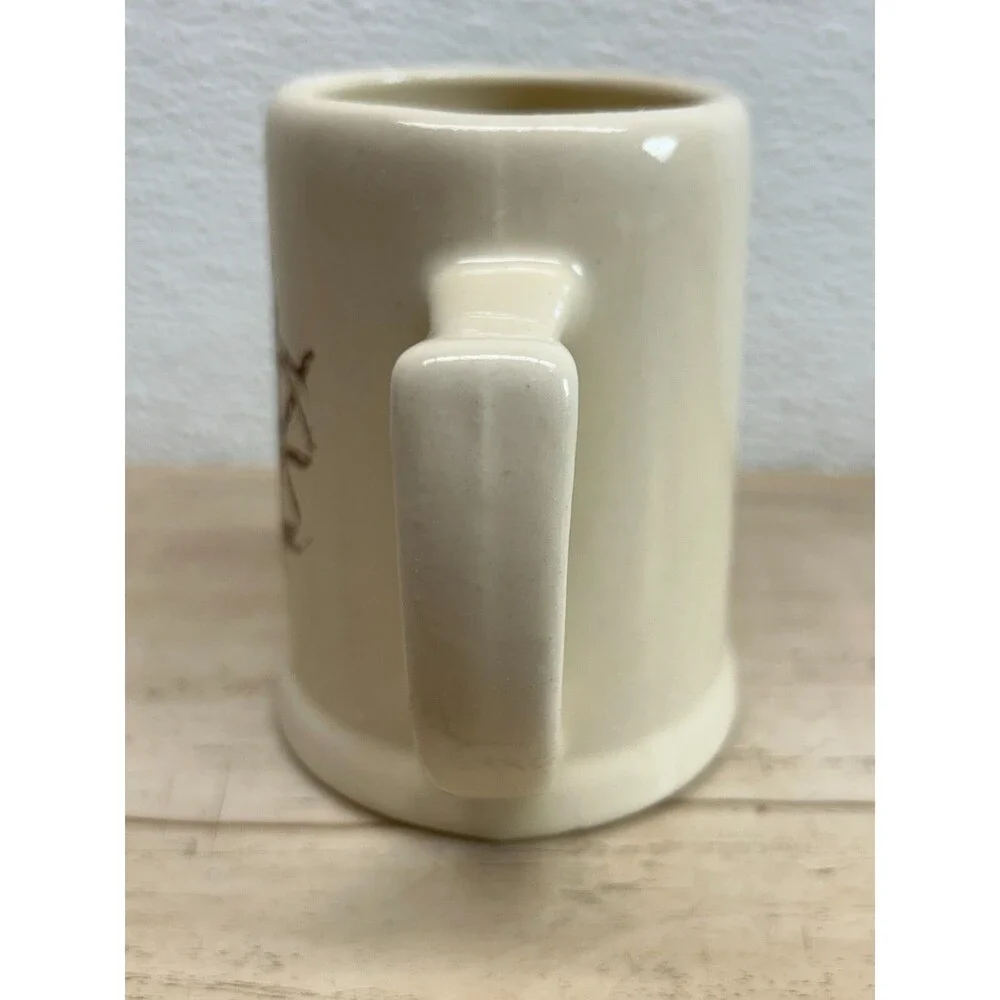 Vtg Scala Glass Ceramic Captain Morgan Beer Coffee Mug Made In USA